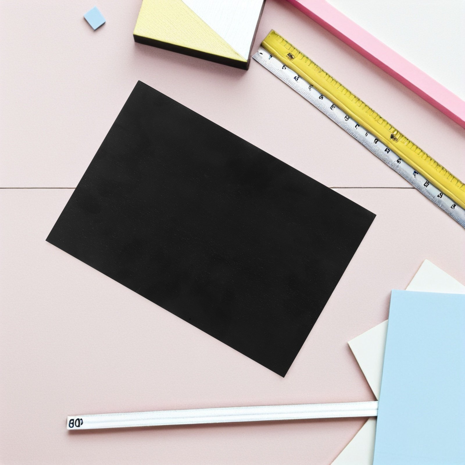 Art Craft Activities For Preschoolers - 10Pcs Craft Foam Sheets Vibrant Black