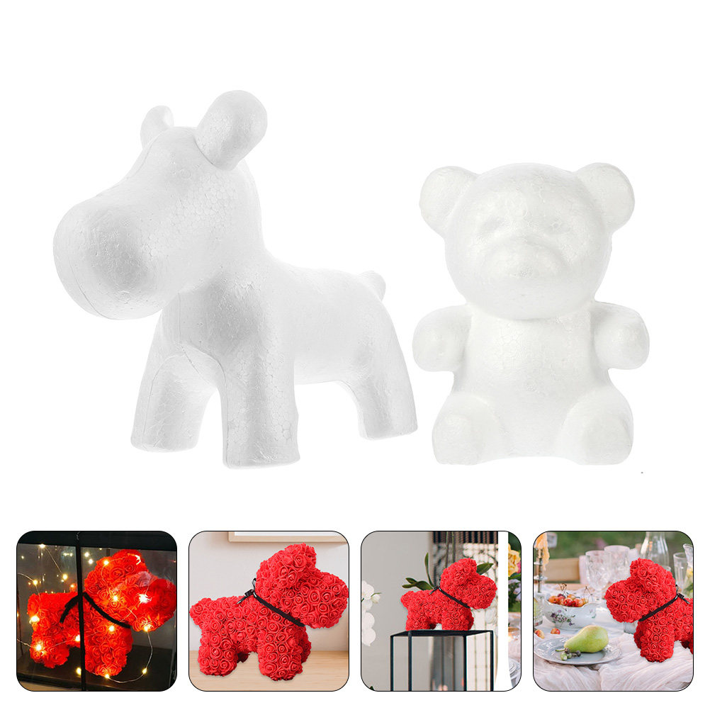 Art And Craft Photos - 2Pcs Puppy Bear Shape DIY Painting