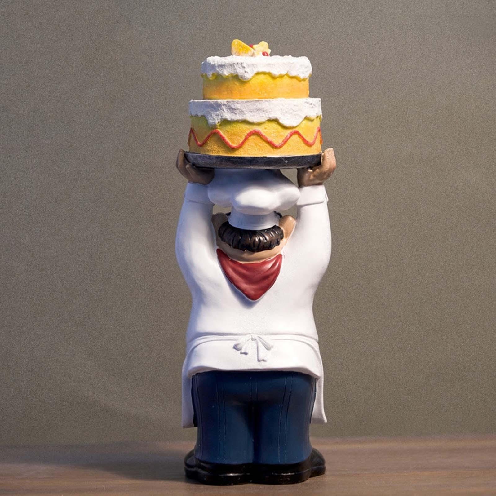 Art Craft Bakery - Chef Statue Sculpture Collectible Art Crafts