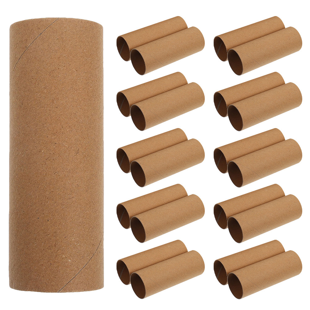 Art Craft Youtube - 30Pcs Round Kraft Paperboard Tubes Craft