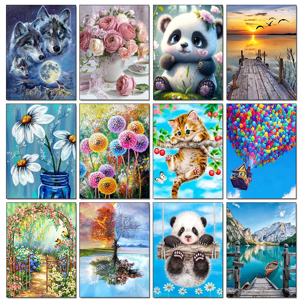 Art & Craft Kortingscode - DIY 5D Diamond Painting Animal Landscape