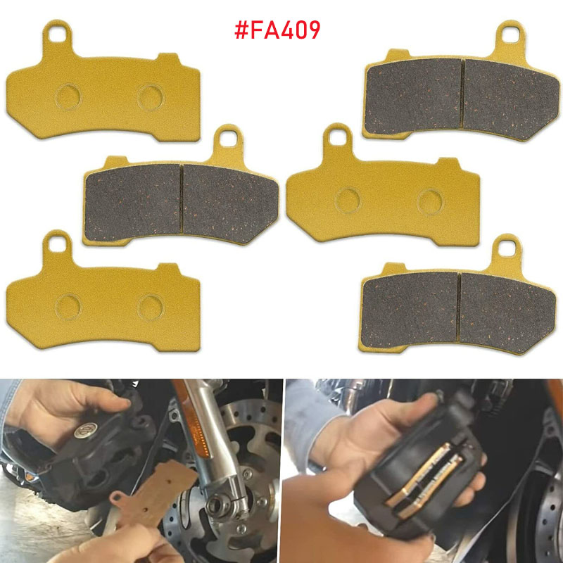 Polymer Clay Set - FA409 Brake Pads Front + Rear