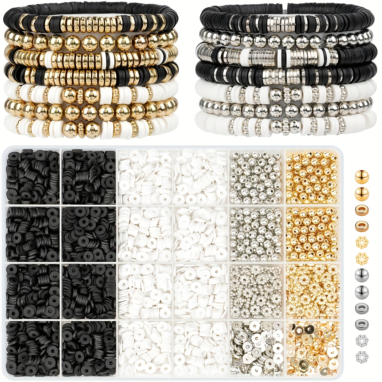 Craft Art Set - 3000pcs Clay Bead Bracelet Set Charm