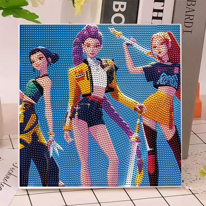 Craft Art Set - Anime Gilrs Lumi Mila Zoi K-pop
