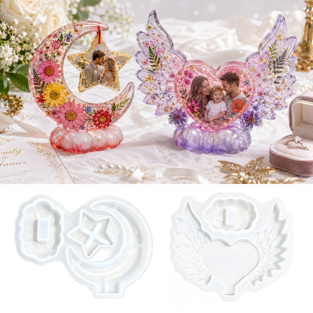 Art Craft Display - S0308 Heart Shaped Photo Frame Ornament