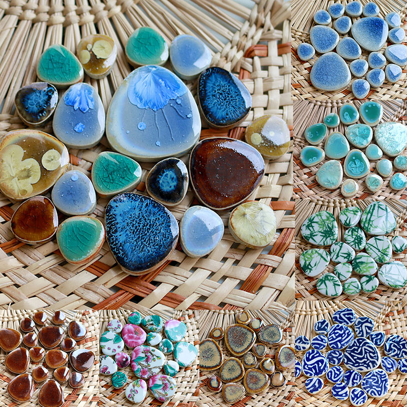 Polymer Clay Set - 100g DIY Ceramic Mosaic Tiles Glass