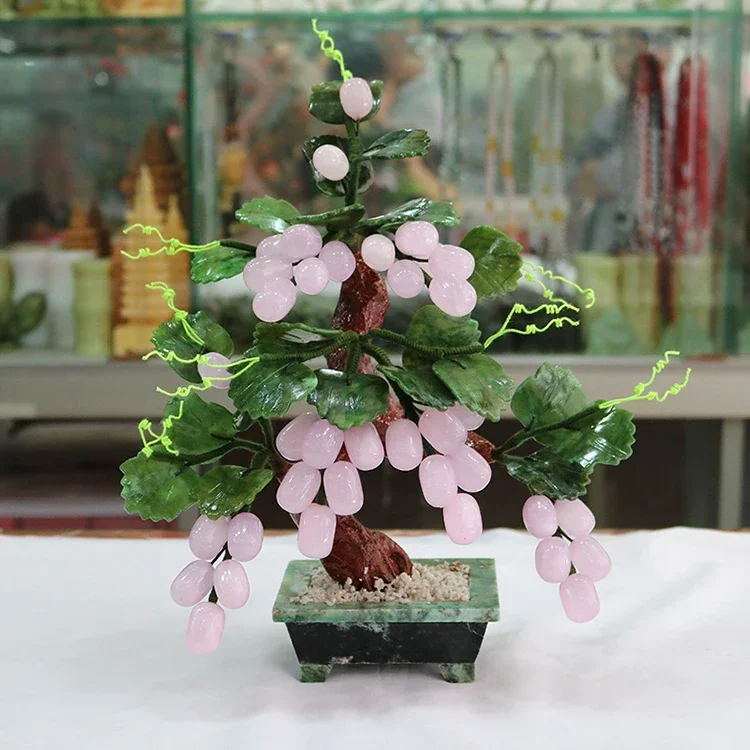 Stone ornament grape tree Zhao - مراجعة Art Craft Christmas Tree وسعره