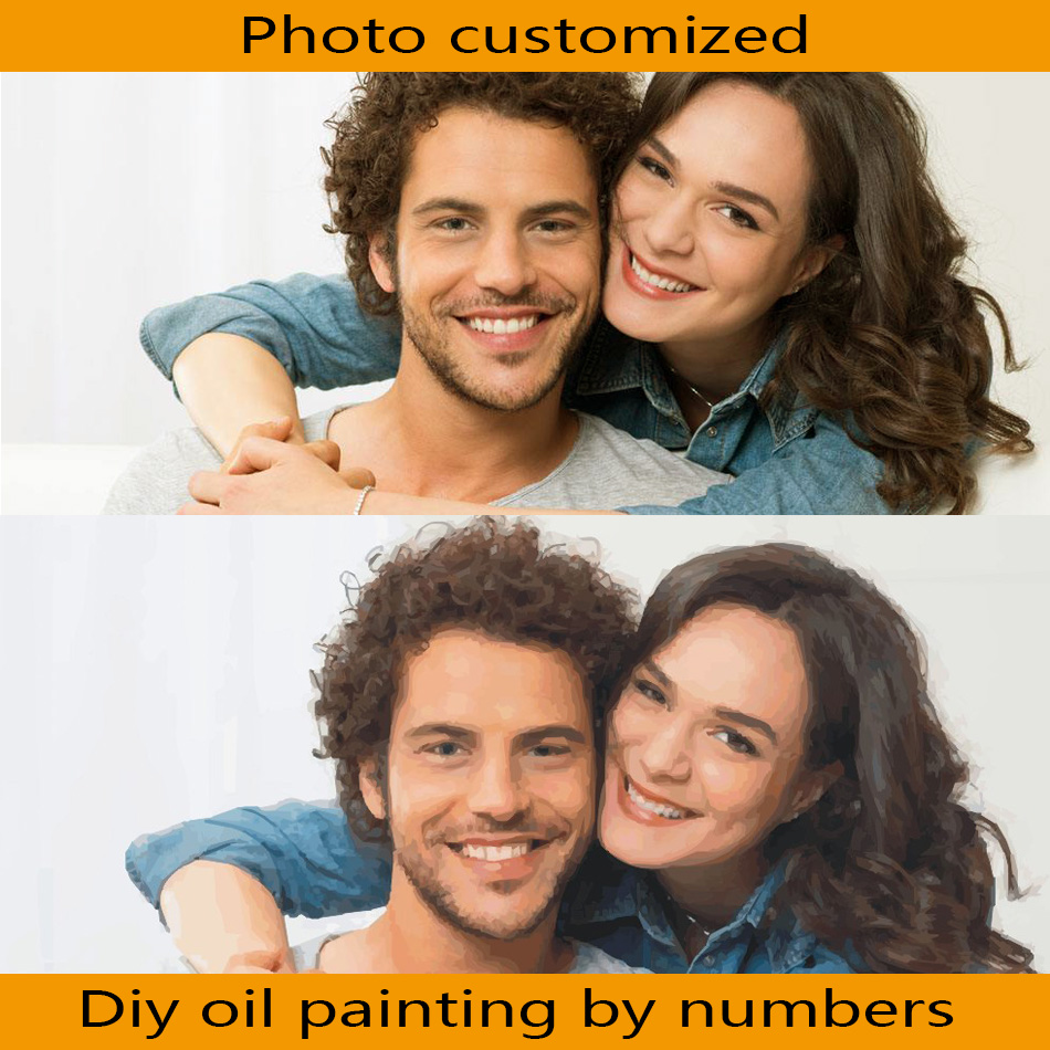 Photo Custom Painting By Numbe - مراجعة Art And Craft Photos وسعره