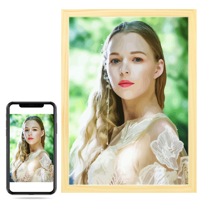 Photo Custom Painting By Numbe - مراجعة Art And Craft Photos وسعره