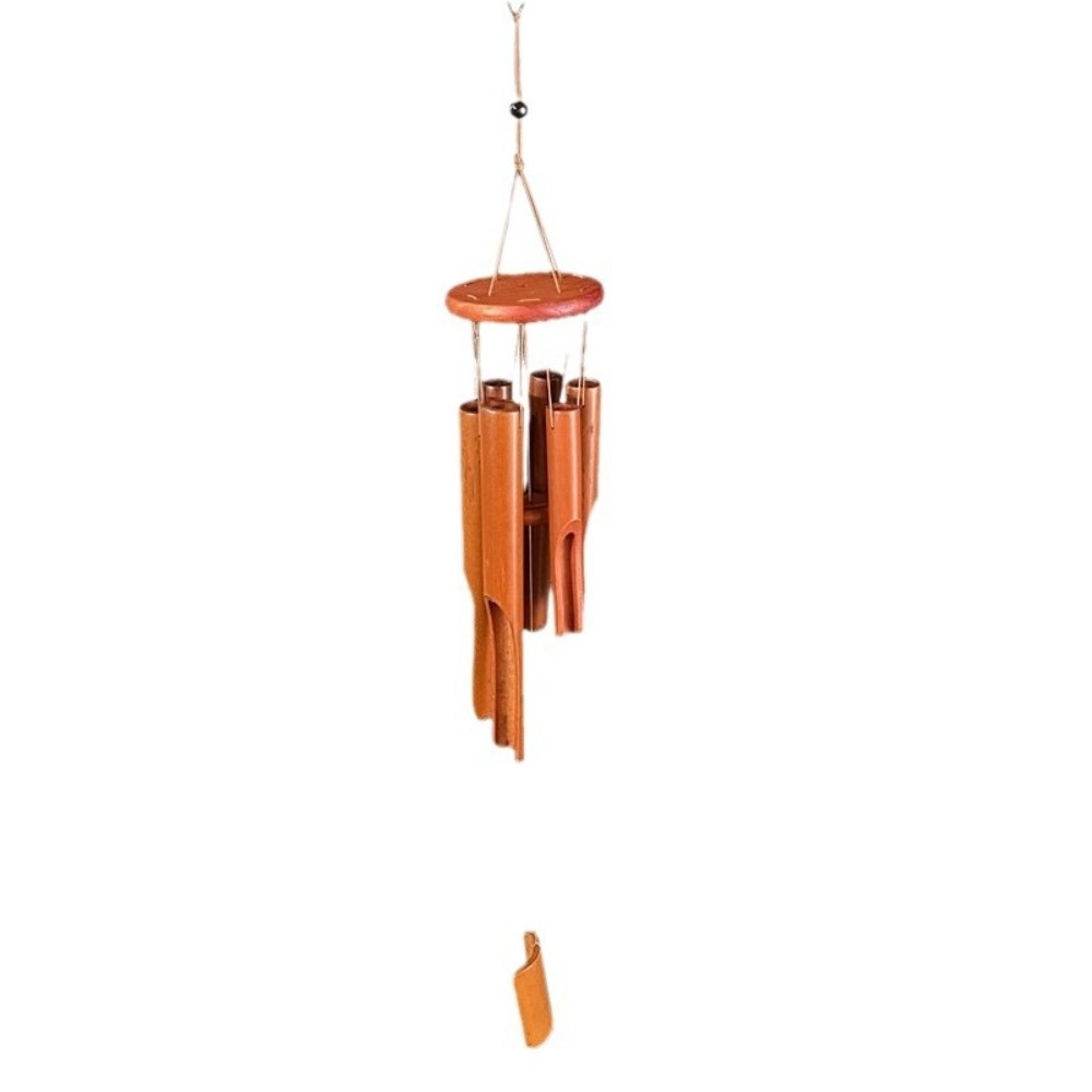 Retro 6 Tubes Bamboo Wind Chim - مراجعة Art Craft Youtube وسعره