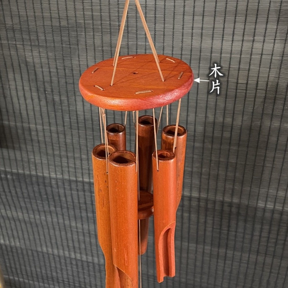 Retro 6 Tubes Bamboo Wind Chim - مراجعة Art Craft Youtube وسعره