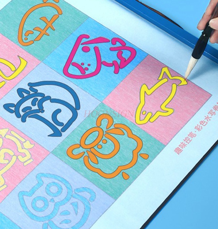 1set Children's Colorful Fun C - مراجعة Calligraphy Pen Set وسعره