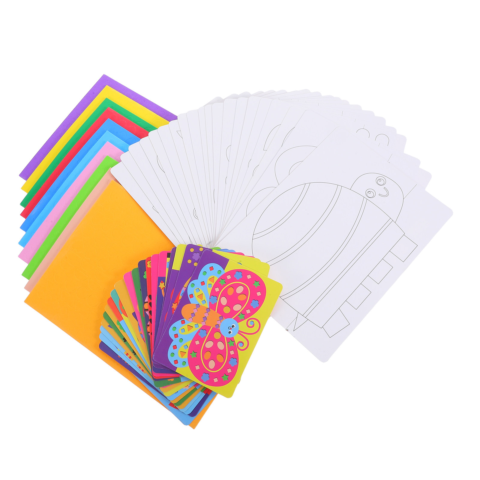 1Set 3D Eva Sticker Puzzle Cre - مراجعة Art Craft Activities For Preschoolers وسعره