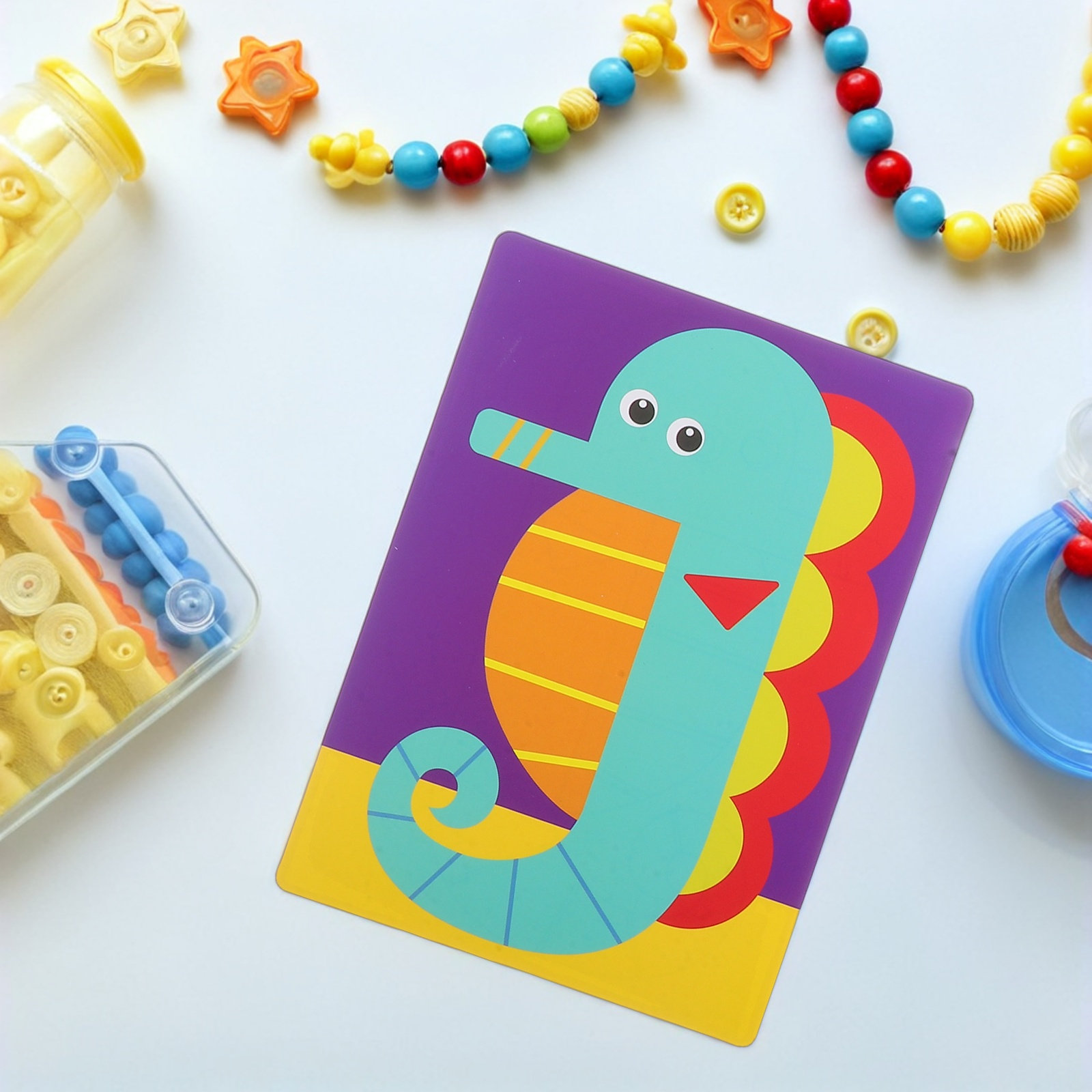 1Set 3D Eva Sticker Puzzle Cre - مراجعة Art Craft Activities For Preschoolers وسعره