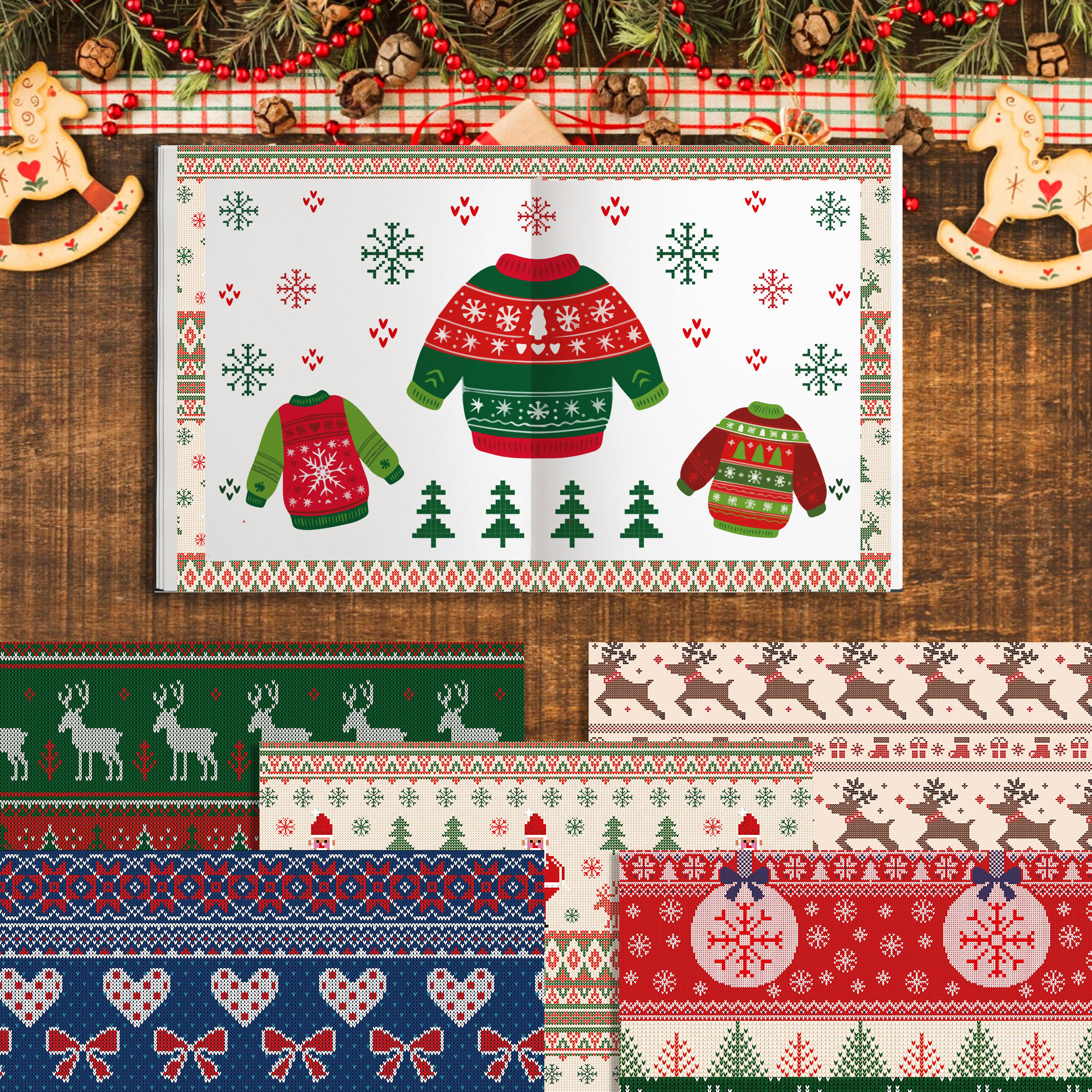 Christmas Washi Tape And Backg - مراجعة Art And Craft Photos وسعره