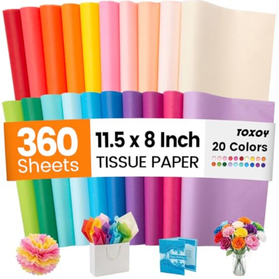 360 Sheets Tissue Paper Bulk,  - مراجعة Art X Craft وسعره