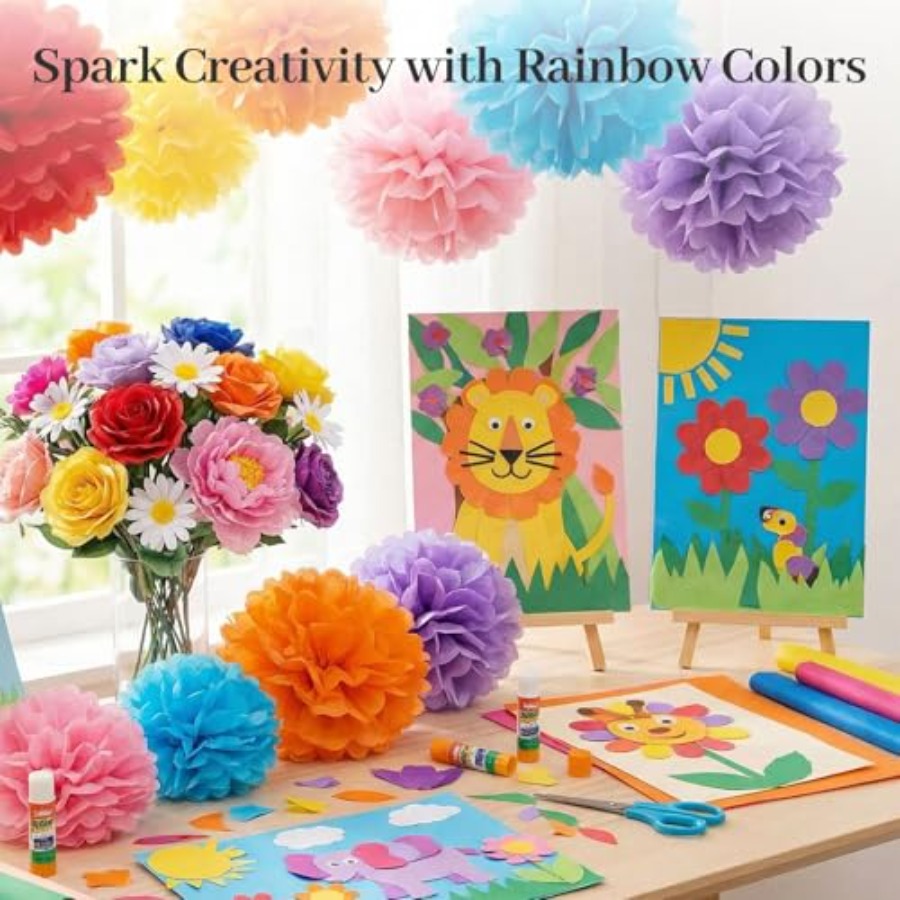 360 Sheets Tissue Paper Bulk,  - مراجعة Art X Craft وسعره