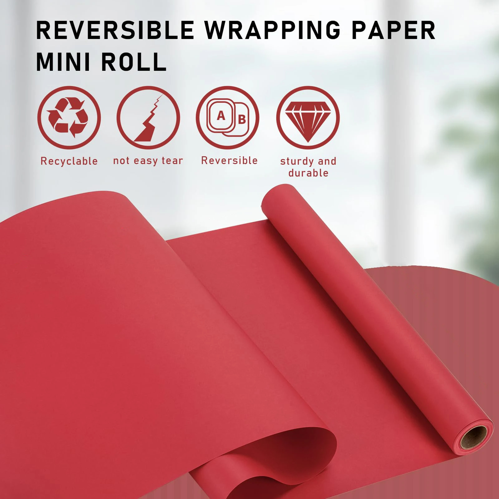 Kraft Paper red Ideal for Gift - مراجعة Art Craft Recycled Materials وسعره