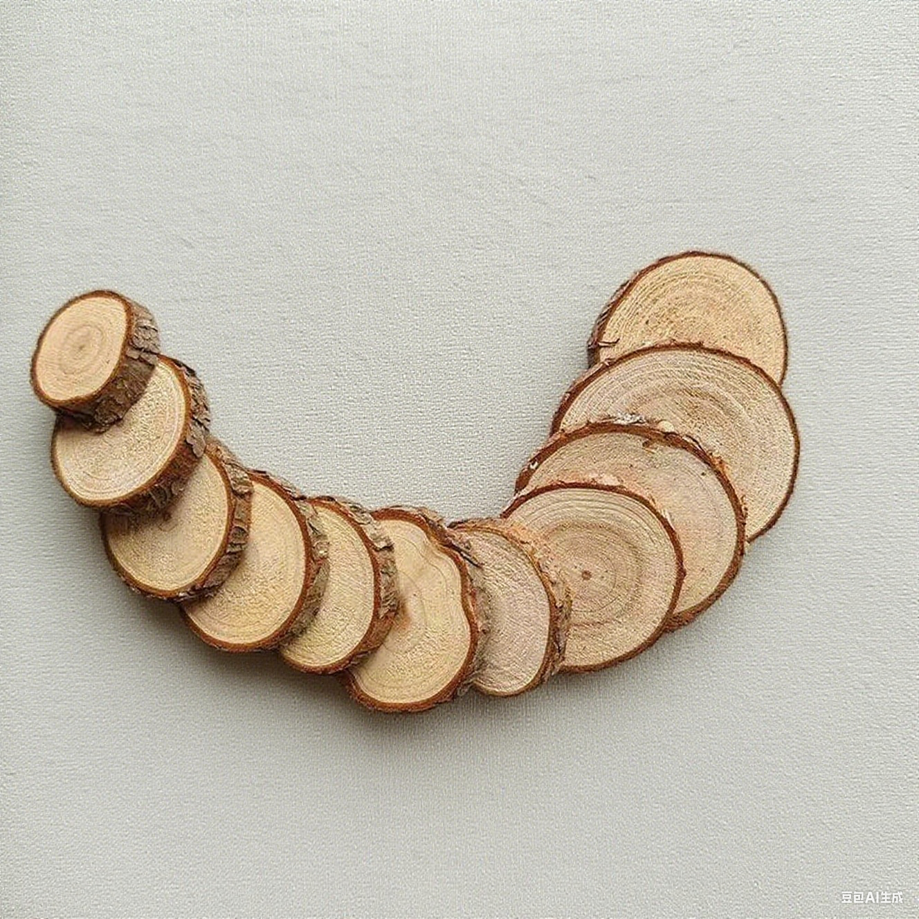 1-30Pcs Natural Pine Wood Slic - مراجعة Art And Craft Photos وسعره