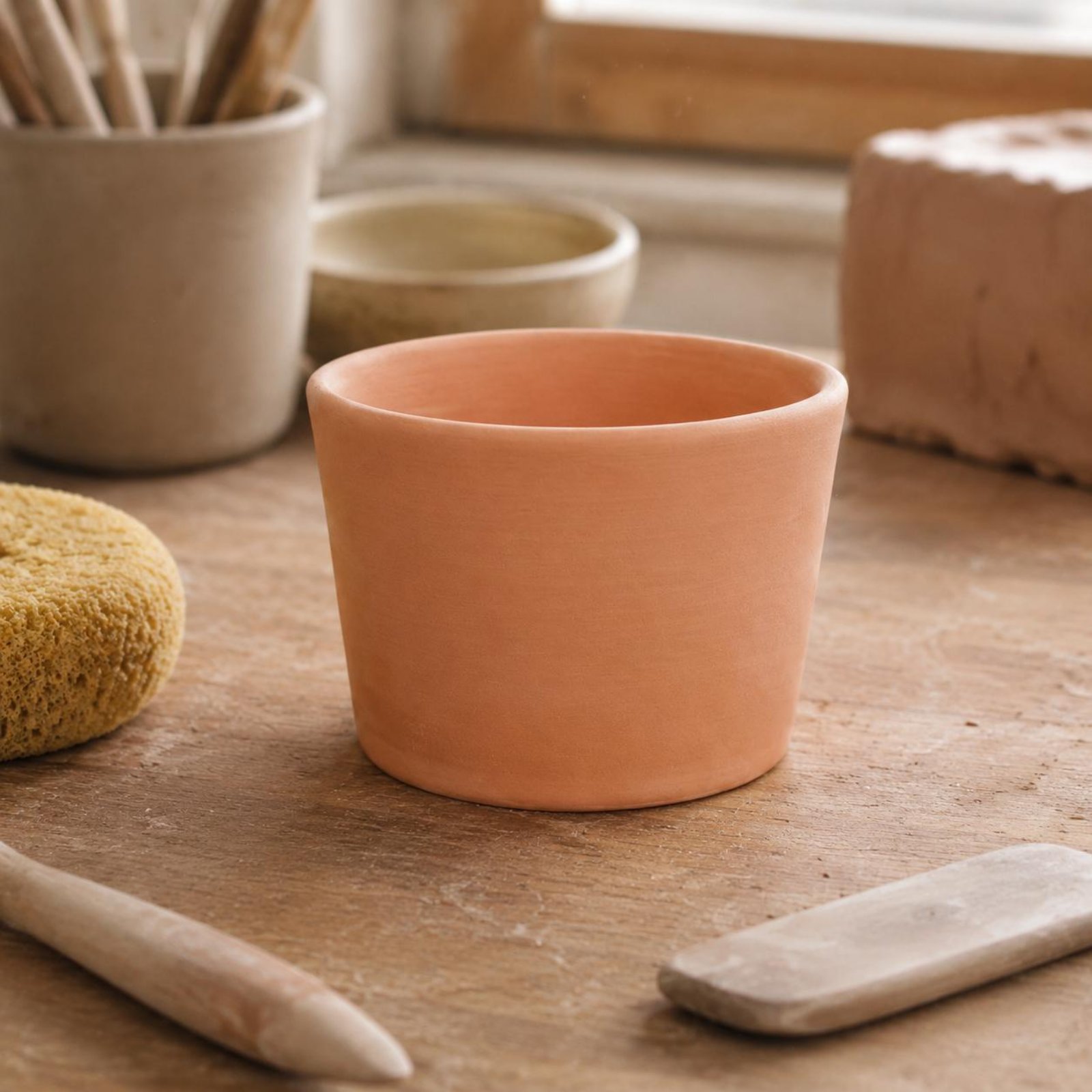 Bisque Pottery Cup Gift Idea U - مراجعة Art Craft Class وسعره