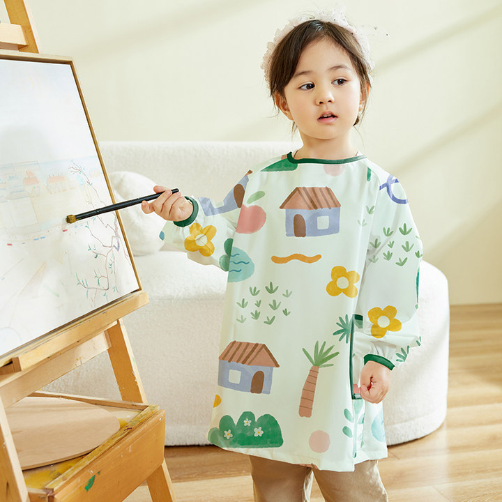 Children Waterproof Art Cover  - مراجعة Art Craft Class وسعره