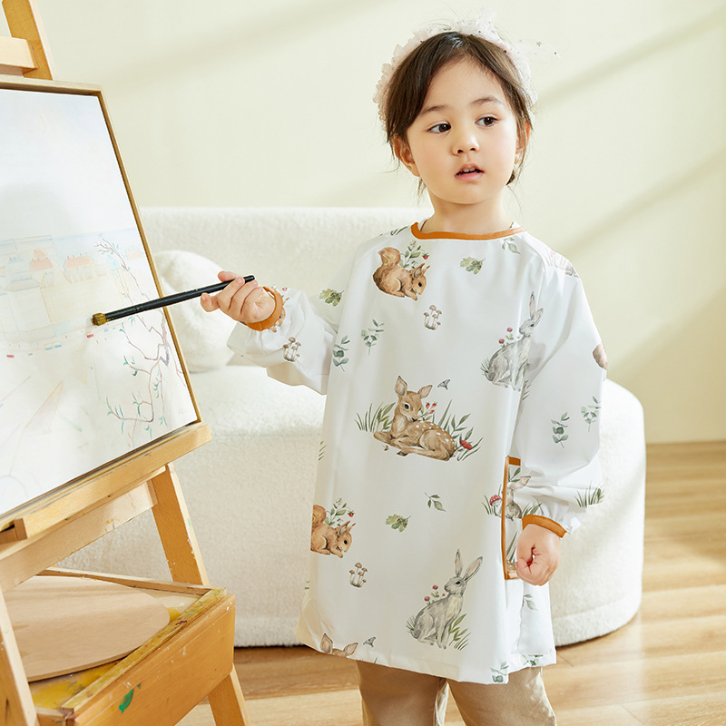Children Waterproof Art Cover  - مراجعة Art Craft Class وسعره