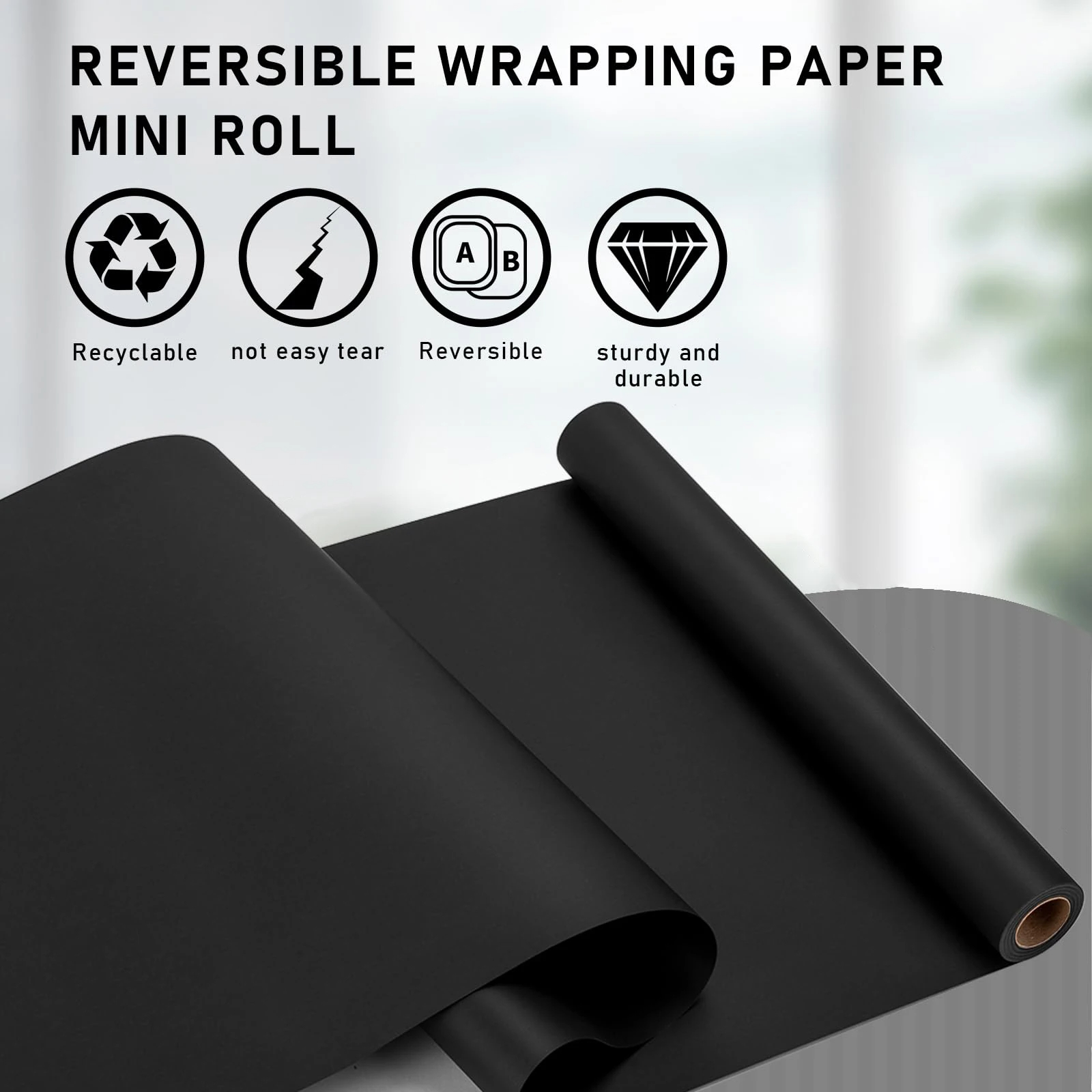 Kraft Paper Black Ideal for Gi - مراجعة Art Craft Recycled Materials وسعره