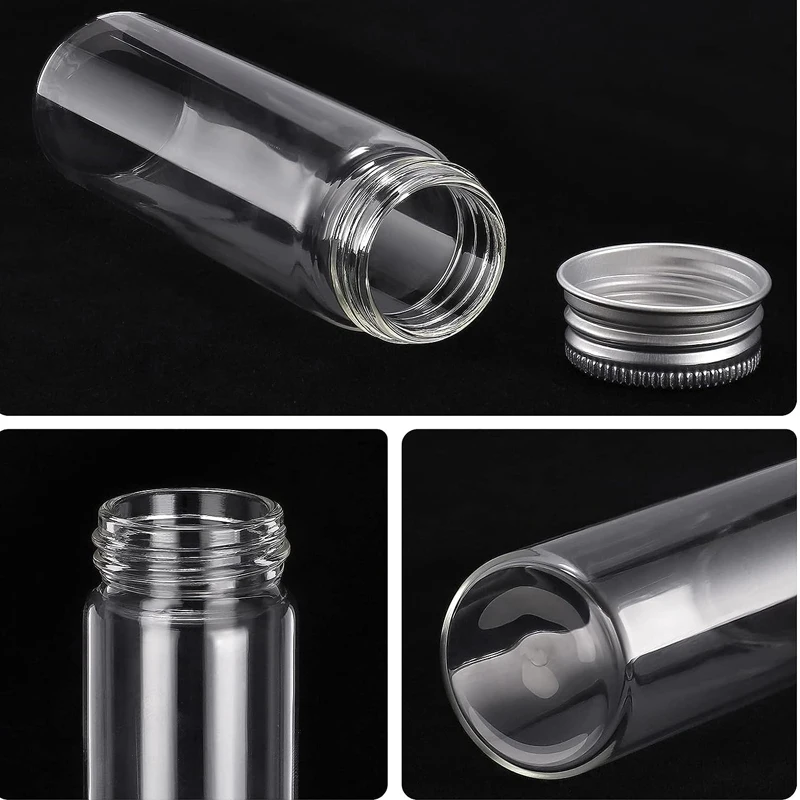 50PCS 5ML-100ML Mini Glass Tes - مراجعة Art Craft Youtube وسعره