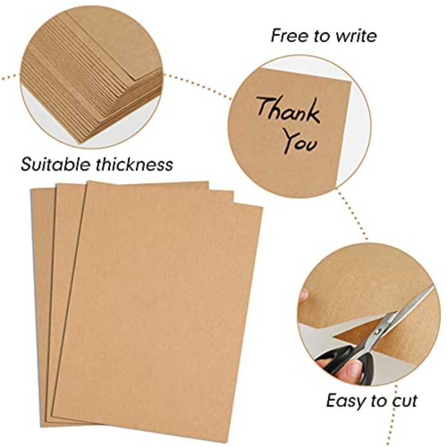 60 Sheets Kraft Paper 8.5 x 11 - مراجعة Art X Craft وسعره