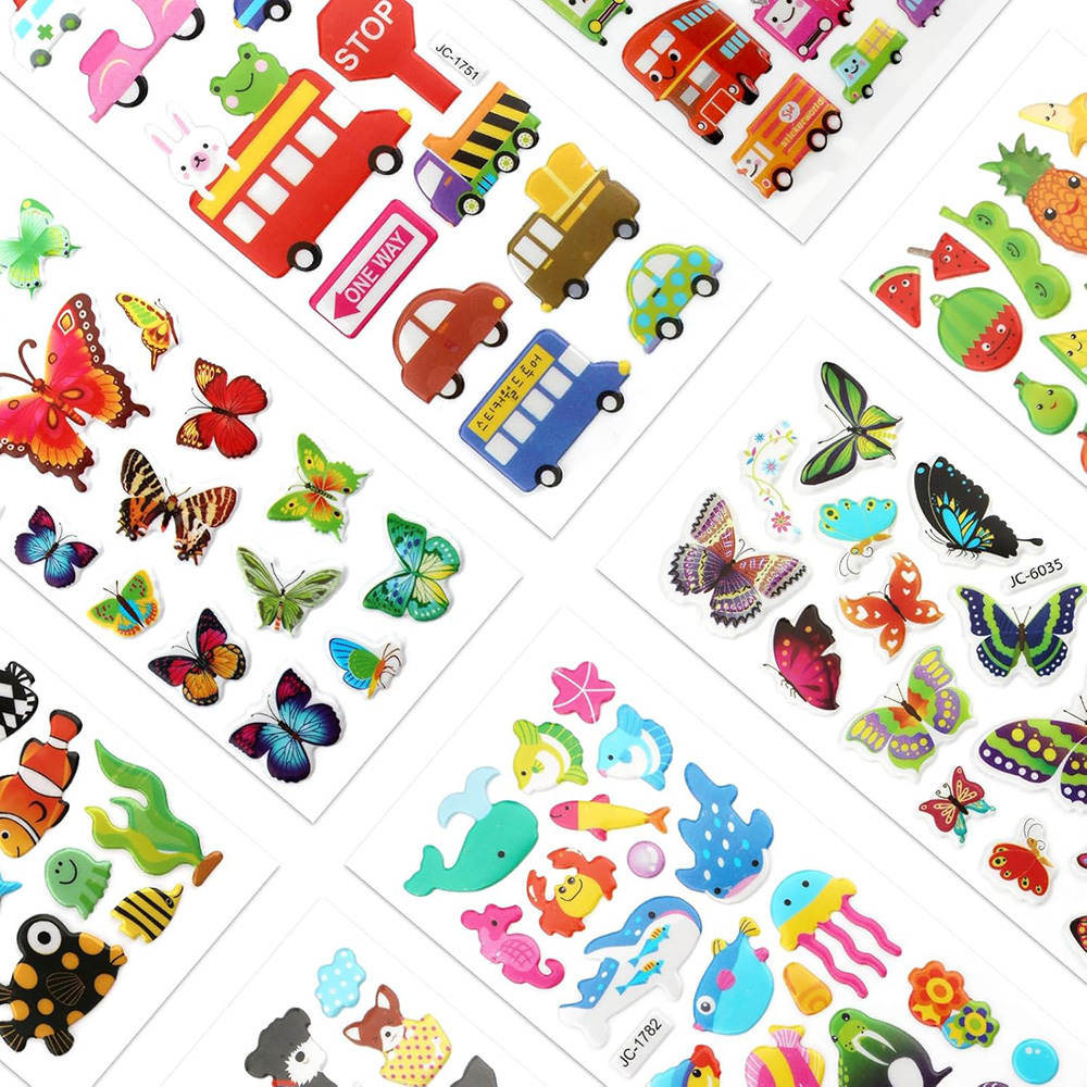 3D Puffy Bubble Stickersfor Ki - مراجعة Art Craft Toddler وسعره