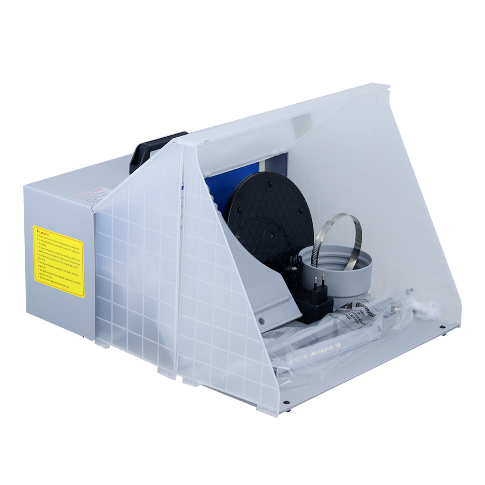 Portable Airbrush Spray Booth  - مراجعة Art Craft Youtube وسعره