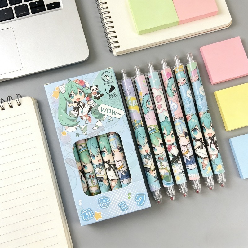 Hatsune Miku quick-drying gel  - مراجعة Calligraphy Pen Set وسعره