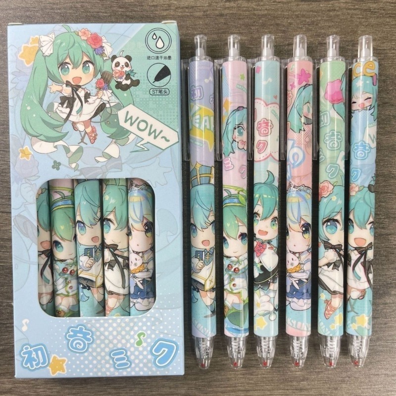 Hatsune Miku quick-drying gel  - مراجعة Calligraphy Pen Set وسعره