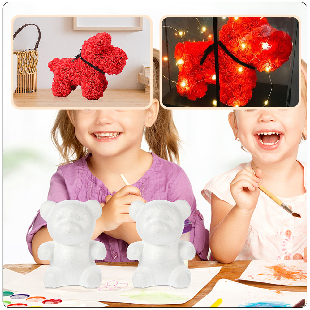 2Pcs Puppy Bear Shape DIY Pain - مراجعة Art And Craft Photos وسعره