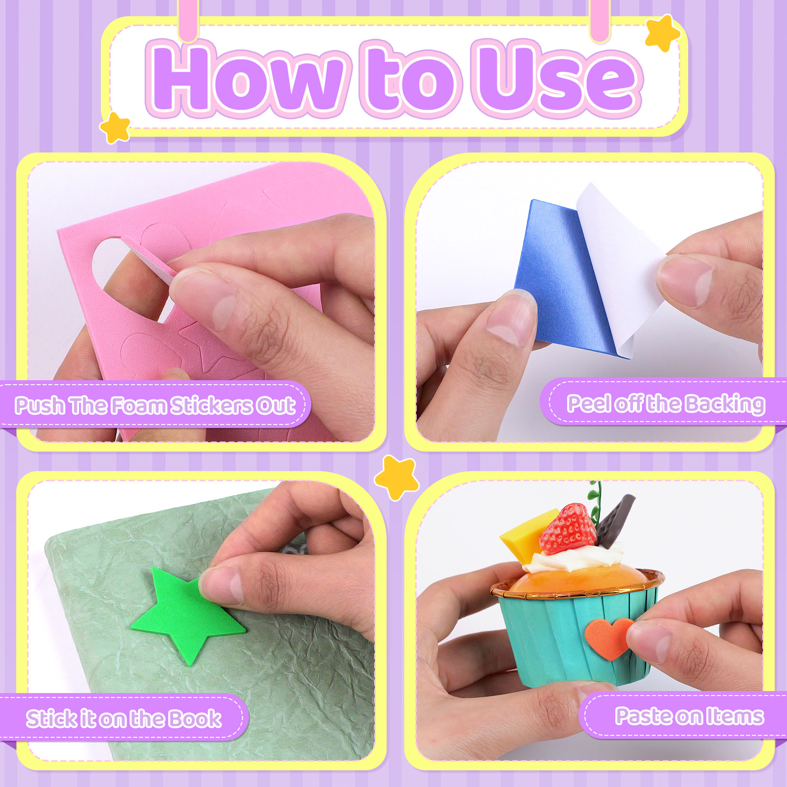 6/12/24 Sheets Non-Toxic EVA F - مراجعة Art Craft Toddler وسعره