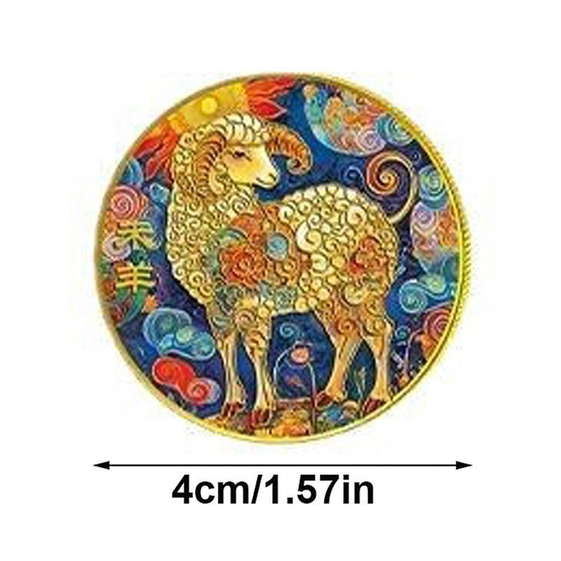 Year Of The Goat Souvenir Coin - مراجعة Art Craft Display وسعره