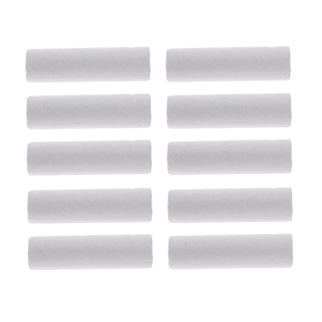 10 Pieces Blank White Cylinder - مراجعة Art Craft Toddler وسعره