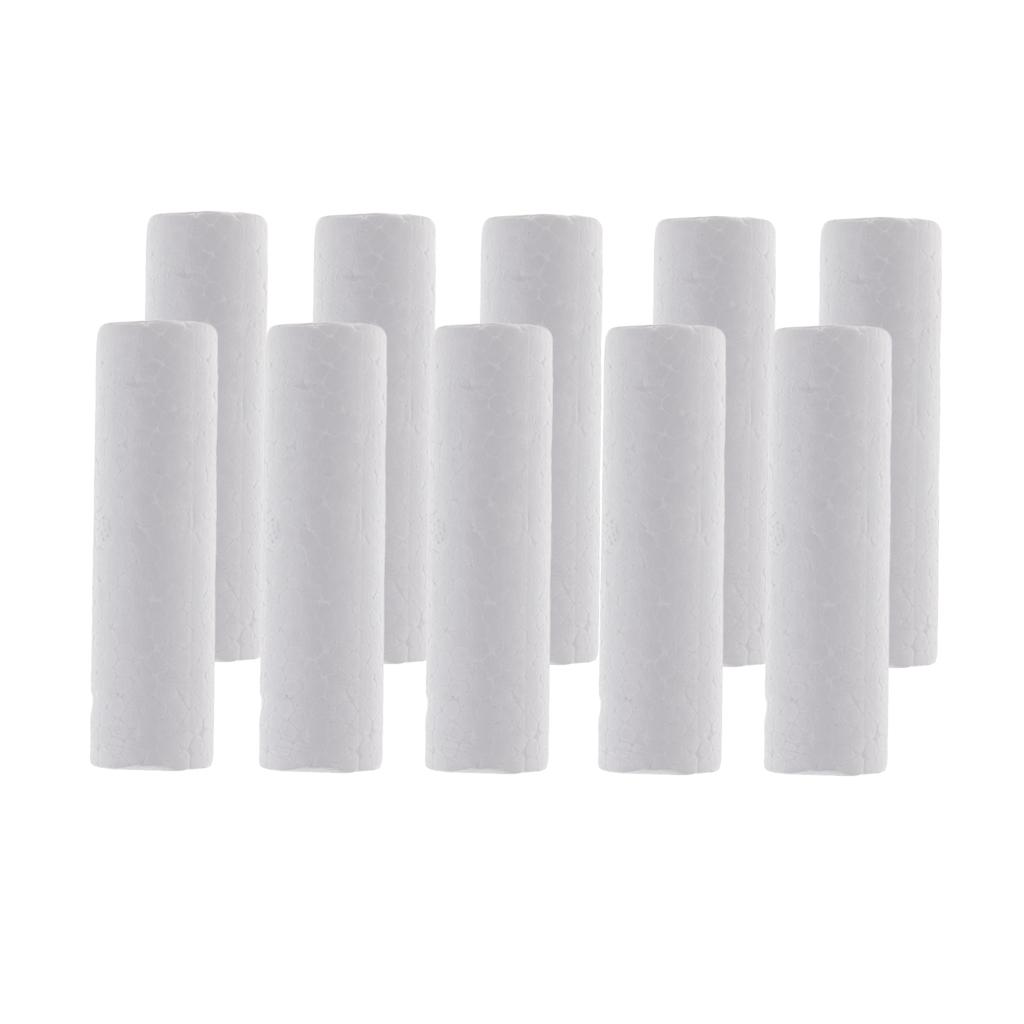 10 Pieces Blank White Cylinder - مراجعة Art Craft Toddler وسعره