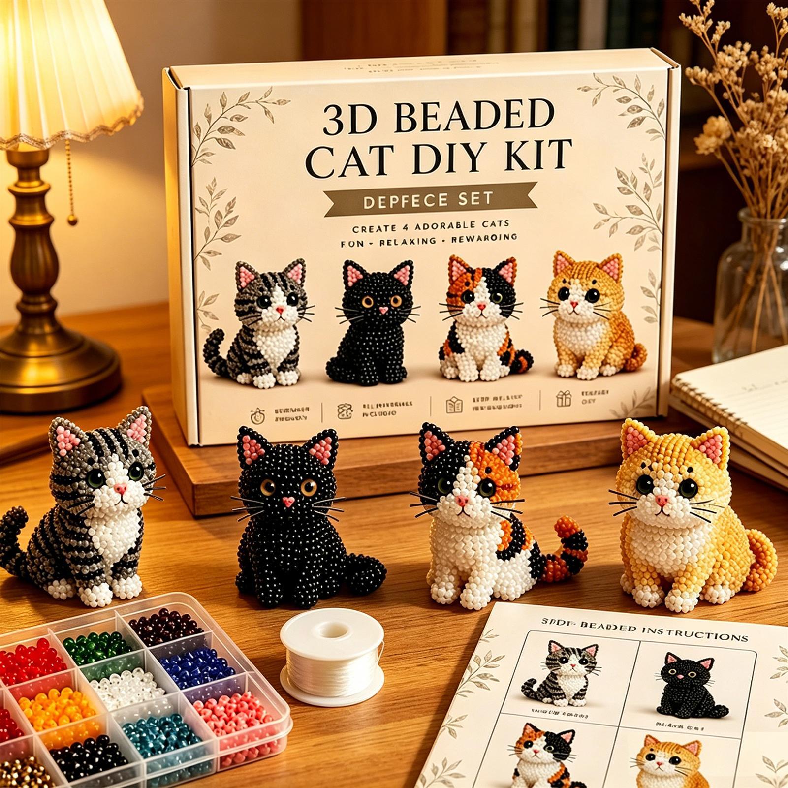 DIY Animal Beading Kit Cute 3D - مراجعة Art Craft Class وسعره