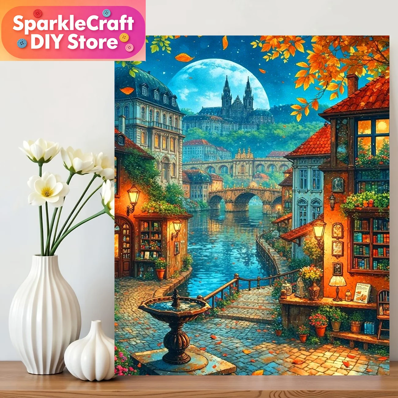 1pc frameless  Diamond Paintin - مراجعة Art Craft Hobbies وسعره