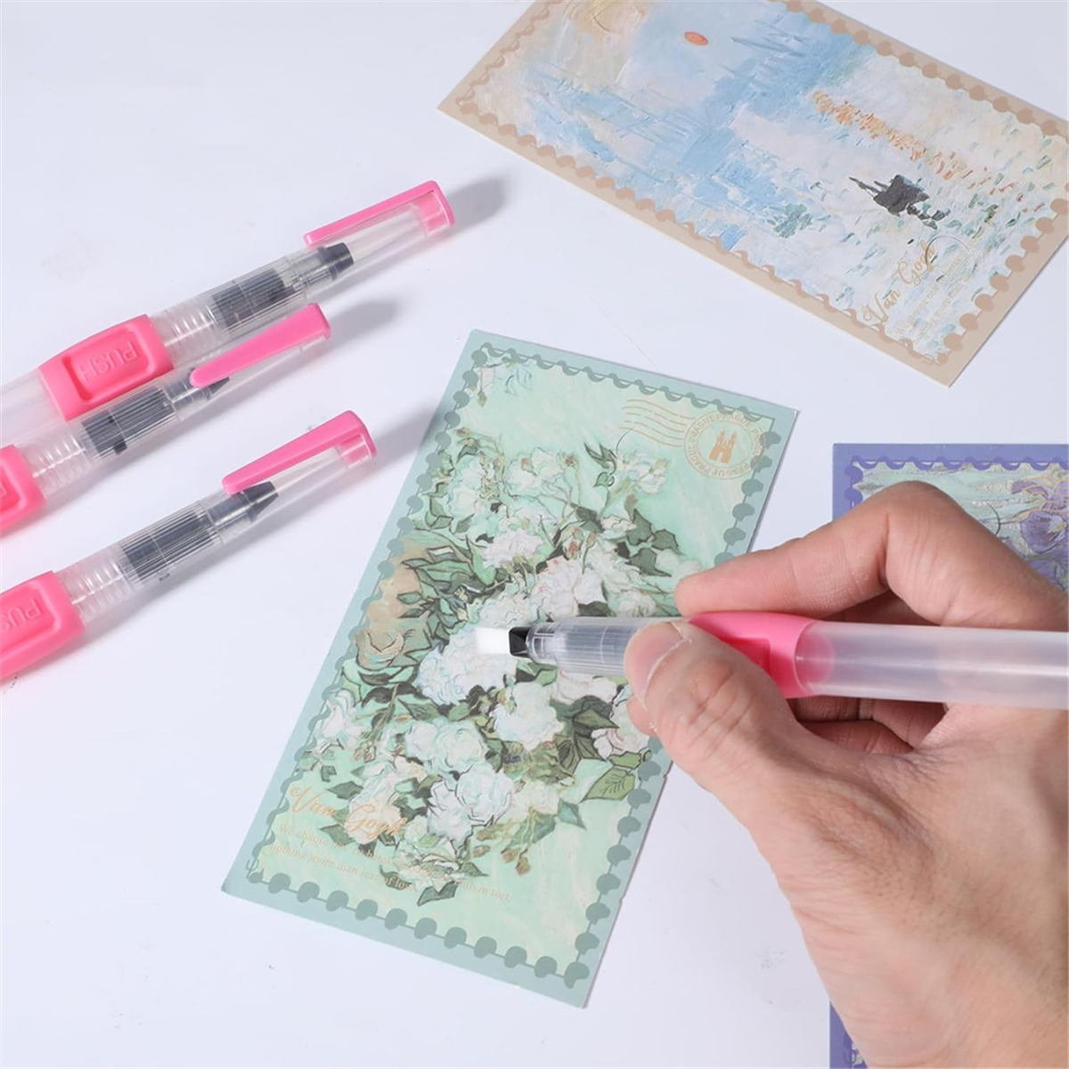 AA98 6Pcs Brushes for Painting - مراجعة Calligraphy Pen Set وسعره