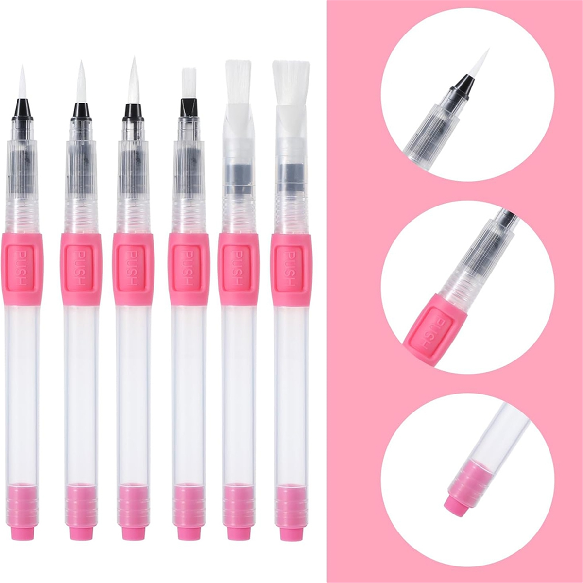 AA98 6Pcs Brushes for Painting - مراجعة Calligraphy Pen Set وسعره