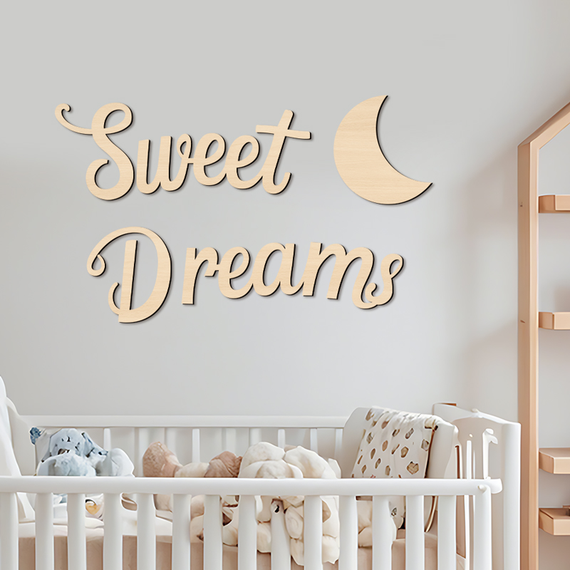 Sweet Dreams Wall Sign Wooden  - مراجعة Art Craft Display وسعره
