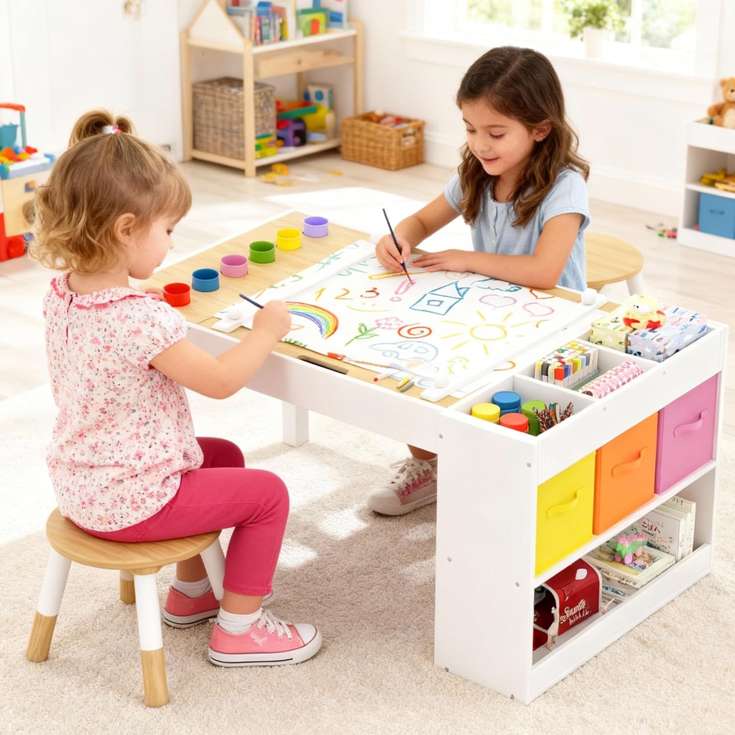 Kids Art Table and 2 Chairs Se - مراجعة Art X Craft وسعره