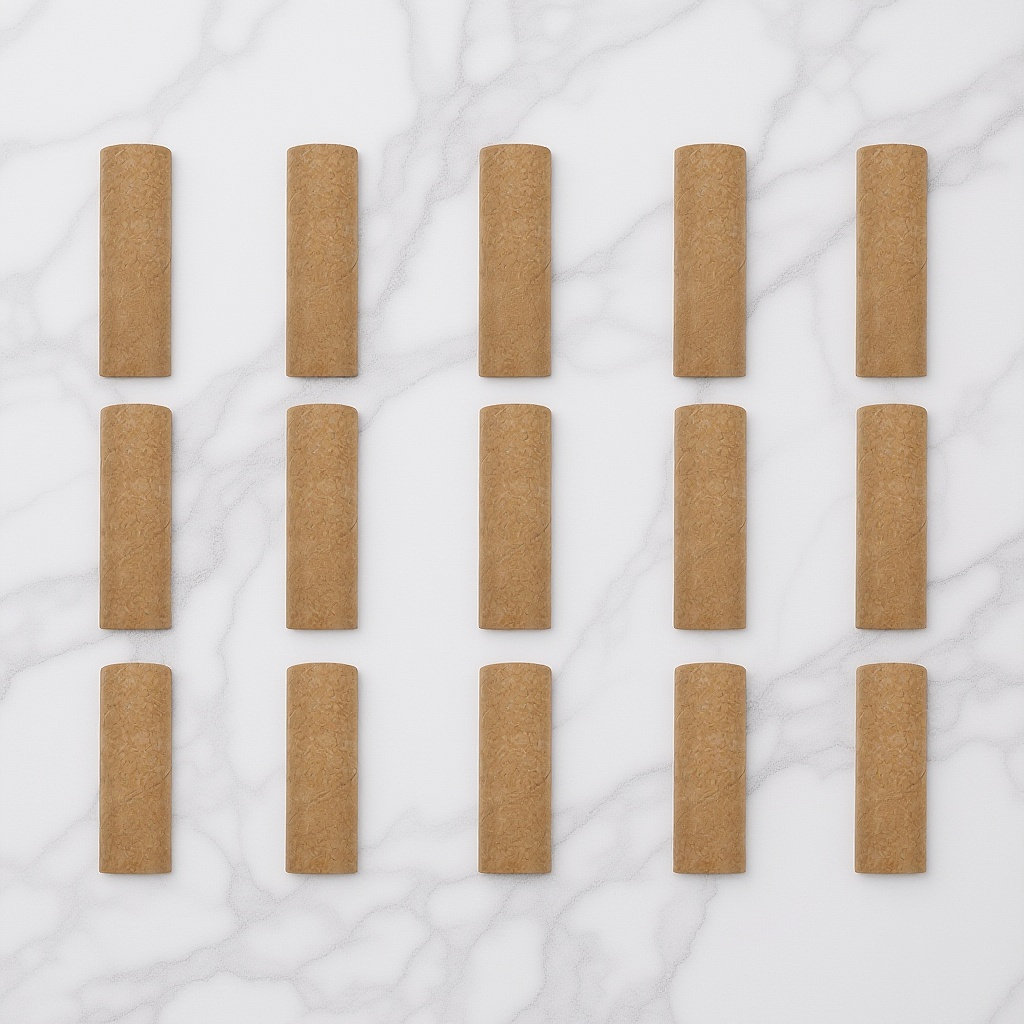 15Pcs Round Paper Tubes Heavy  - مراجعة Art Craft Youtube وسعره
