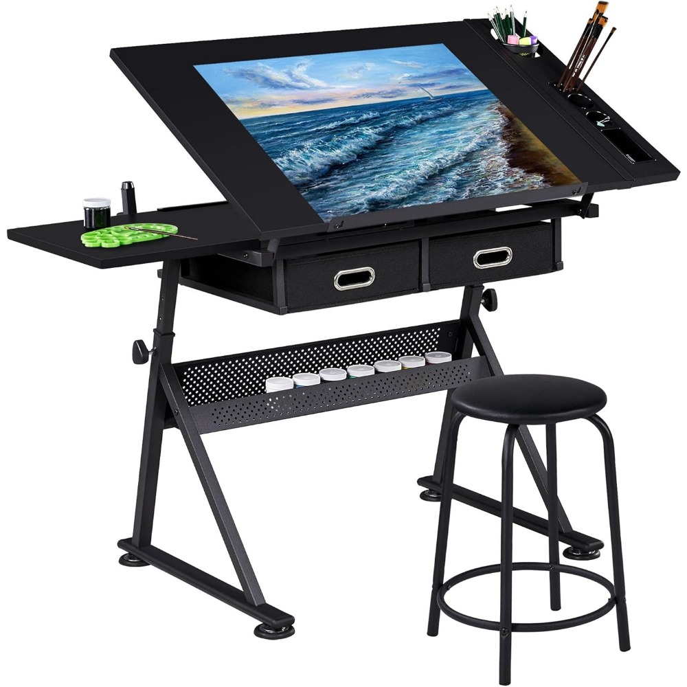 Art Craft Table with Adjustabl - مراجعة Art & Craft Paper Ideas وسعره