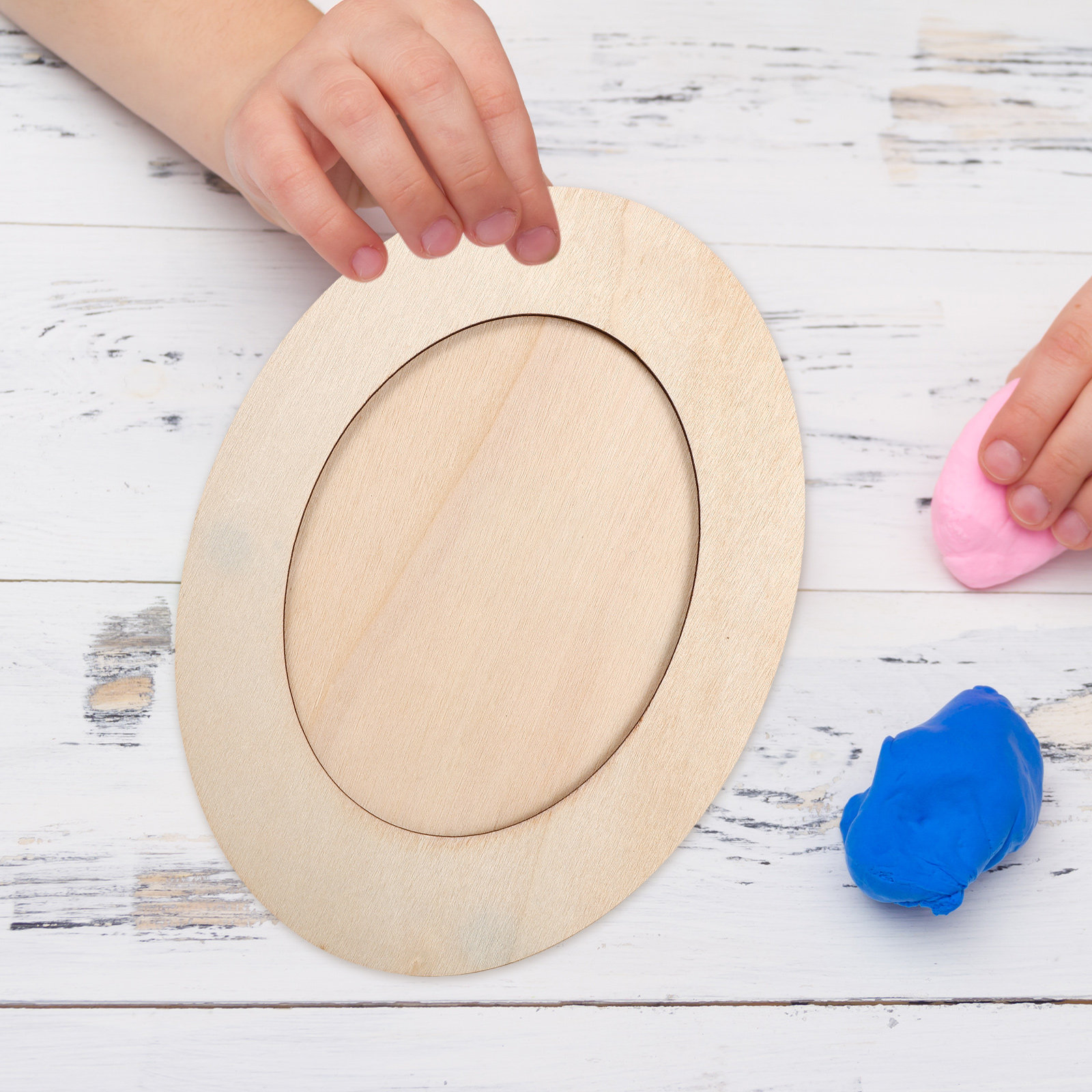 Unfinished Oval Wooden Picture - مراجعة Art Craft Activities For Preschoolers وسعره
