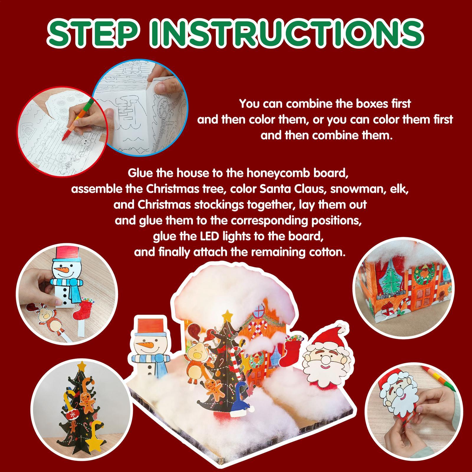 Kids Christmas Craft Kits Educ - مراجعة Art Craft Christmas Tree وسعره