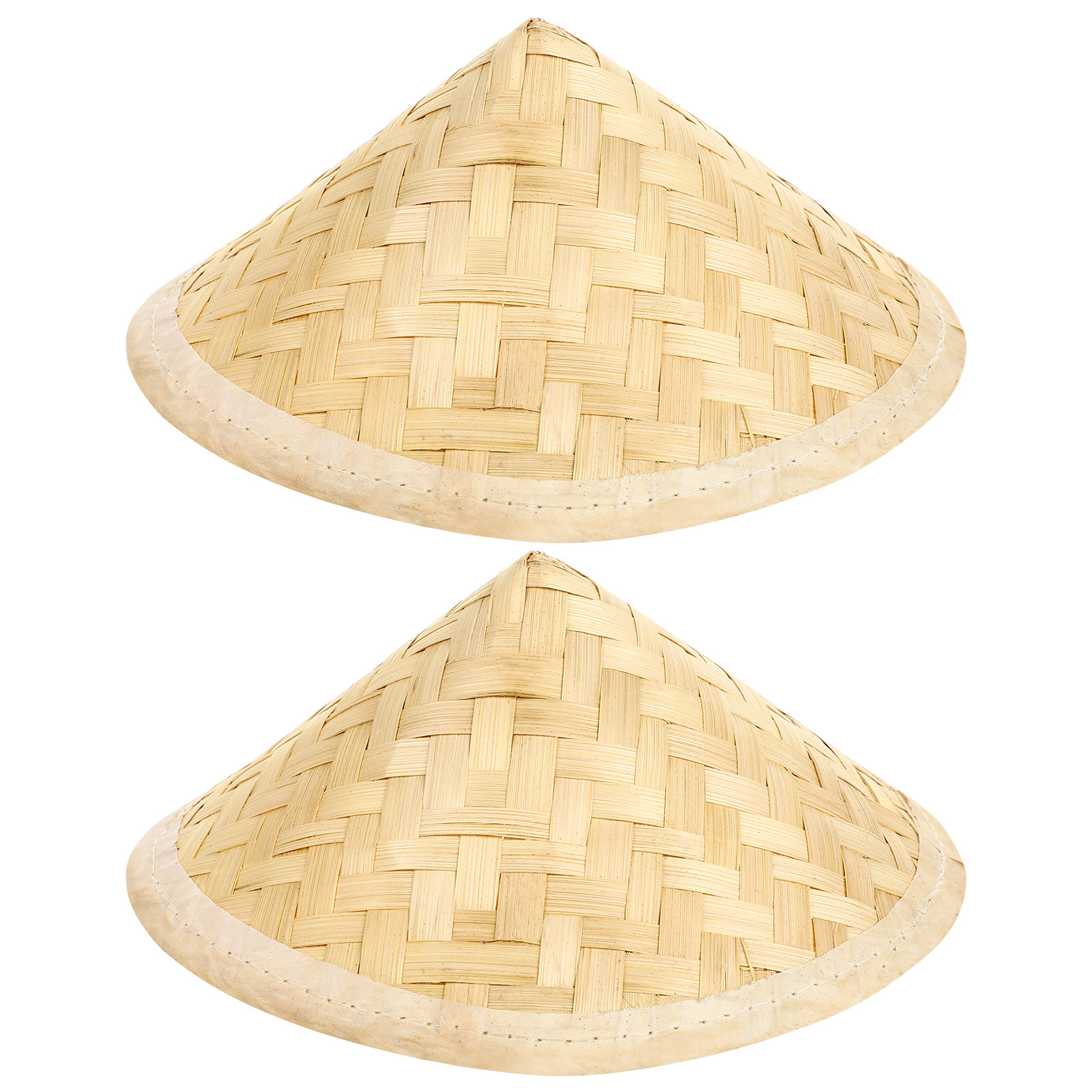 2Pcs Bamboo Woven Hats Kids Cr - مراجعة Art And Craft Photos وسعره