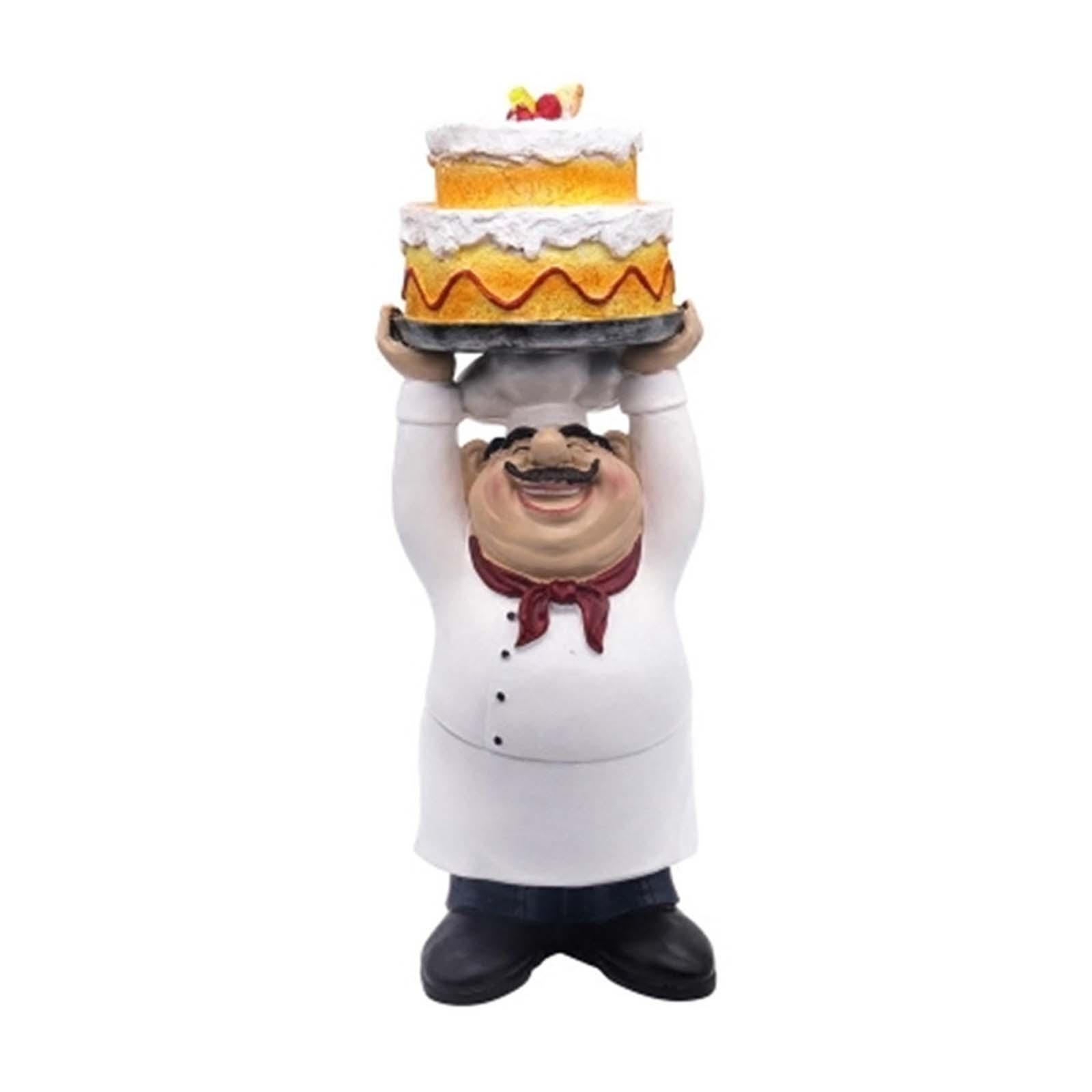 Chef Statue Sculpture Collecti - مراجعة Art Craft Bakery وسعره